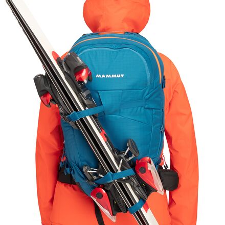 Mammut - Ride 30L Removable Airbag 3.0 Backpack - Black/Vibrant Orange