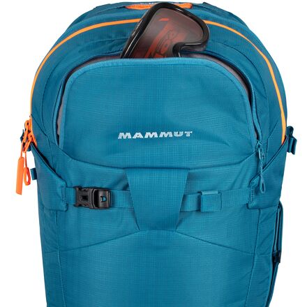 Mammut - Ride 30L Removable Airbag 3.0 Backpack - Black/Vibrant Orange
