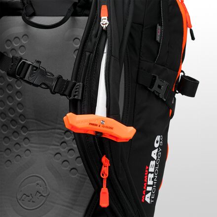 Mammut - Light 30L Removable Airbag 3.0 Backpack - Black/Vibrant Orange