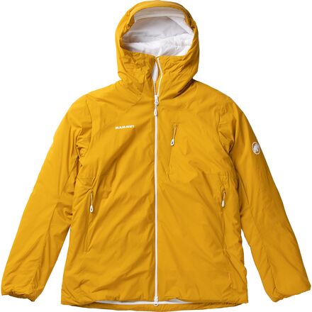 Mammut - Rime IN Flex Hooded Jacket - Women's - Golden/White