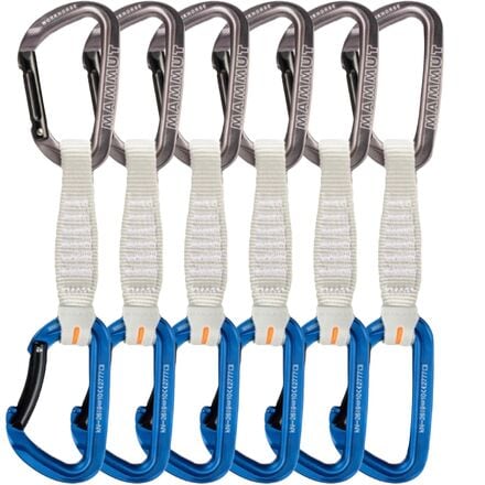 Mammut - Workhorse Keylock Quickdraw - 6-Pack - Grey/Blue