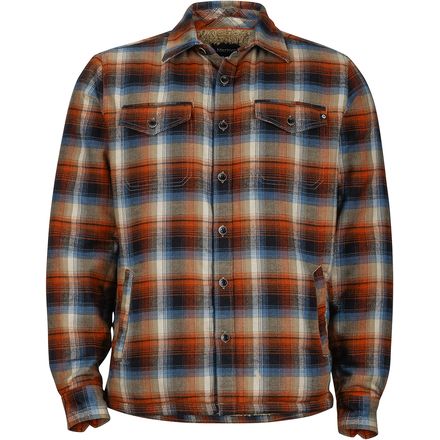 Marmot Ridgefield Sherpa Flannel Jacket - Men's | Backcountry.com