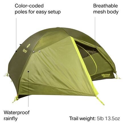 Marmot - Tungsten Tent: 3-Person 3-Season