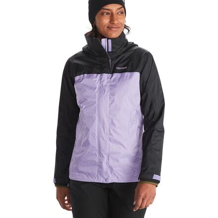 Marmot - PreCip Eco Jacket - Women's - Paisley Purple/Black