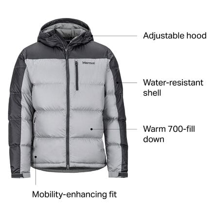 Marmot - Guides Down Hooded Jacket - Men's