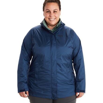 Marmot - PreCip Eco Jacket Plus - Women's - Arctic Navy