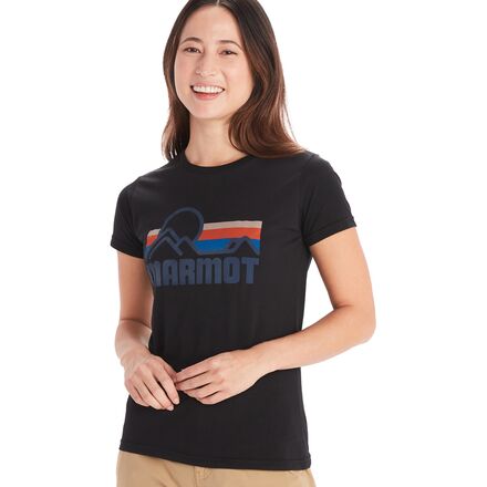 Marmot - Coastal T-Shirt - Women's - Black/Storm