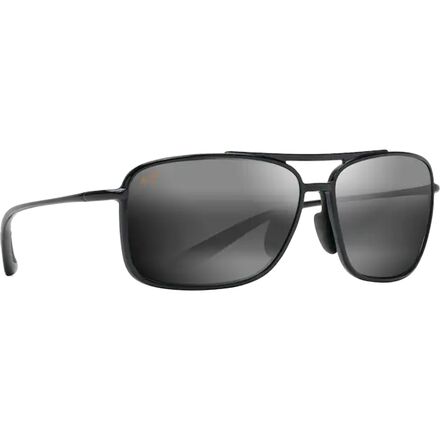 Maui Jim - Kaupo Gap Polarized Sunglasses - Gloss Black/Neutral Grey