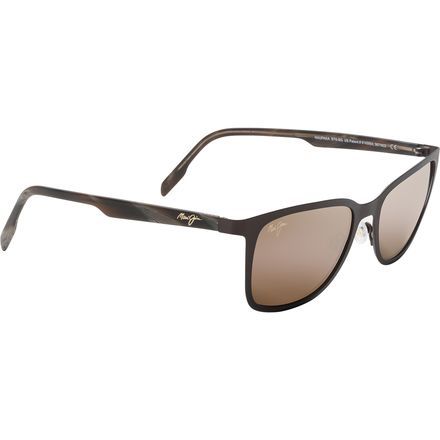 Maui Jim - Naupaka Polarized Sunglasses - Satin Chocolate/Hcl Broze