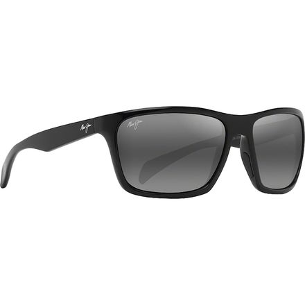 Maui Jim - Makoa Polarized Sunglasses - Gloss Black/Neutral Grey