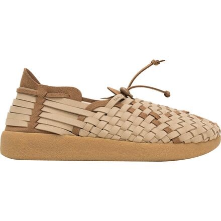 Malibu Sandals - Latigo Suede Vegan Leather Rub Shoe - Beige/Walnut/Tan