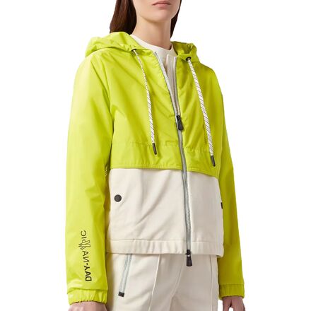 Moncler Grenoble - Lightweight Cropped Shell Zip Up Cardigan - Women's