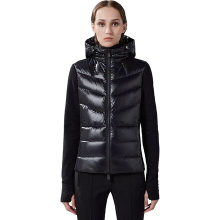 Moncler Grenoble - Padded Fleece Hooded Jacket - Women's - Black