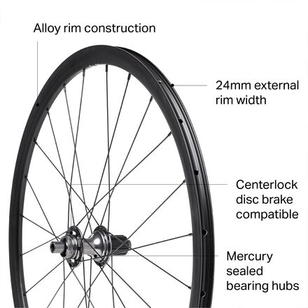 Mercury Wheels - M1 Disc Brake Wheelset - Clincher