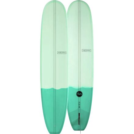 Modern Surfboards - Retro PU Longboard Surfboard - Tone Green