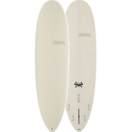 Modern Surfboards - Love Child ES Blackbird Edition Longboard Surfboard - White