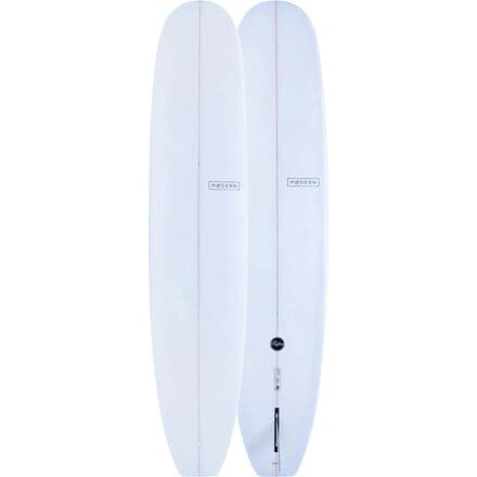 Modern Surfboards - Retro PU Longboard Surfboard - Clear