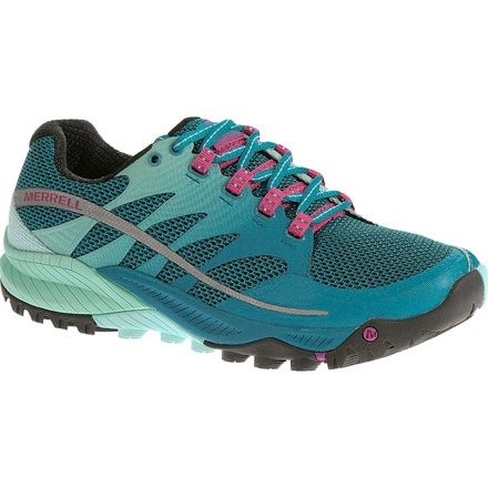 Womens Merrell All Out Charge Women's Trail Running Runners Sneaker Shoes Blue 