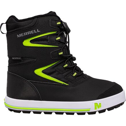 Merrell - Snow Bank 3.0 Waterproof Boot - Kids' - Black/Grey/Green