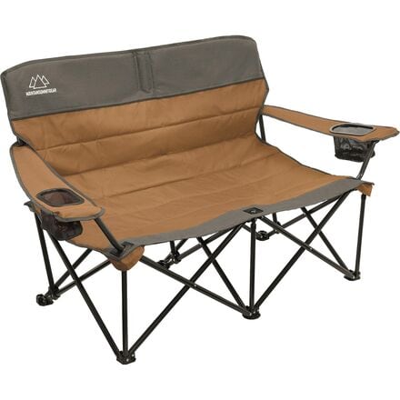 Mountain Summit Gear - Quilted Low Loveseat - Brown