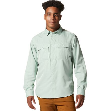 Mountain Hardwear - Canyon Long-Sleeve Shirt - Men's - Glacial Mint