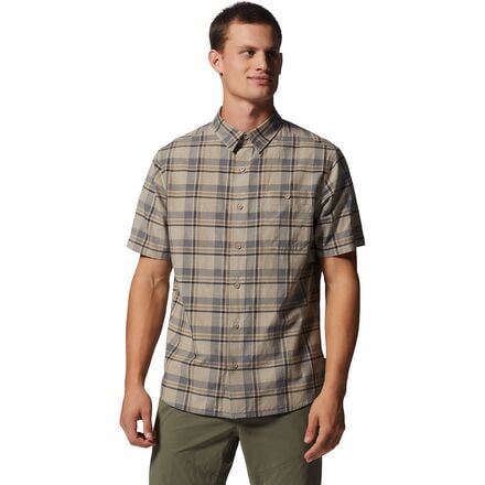 Mountain Hardwear - Big Cottonwood Short-Sleeve Shirt - Men's - Badlands Hammock Plaid