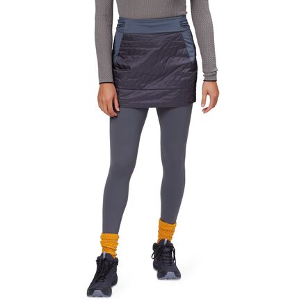 Mountain Hardwear - Trekkin Insulated Mini Skirt - Women's - Blue Slate