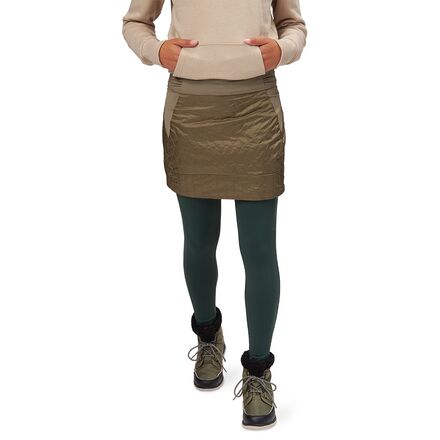 Mountain Hardwear - Trekkin Insulated Mini Skirt - Women's - Stone Green
