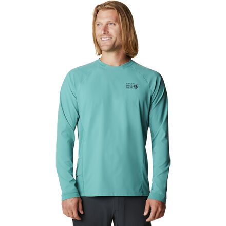 Mountain Hardwear - Shade Lite Long-Sleeve Crew Shirt - Men's - Washed Turq
