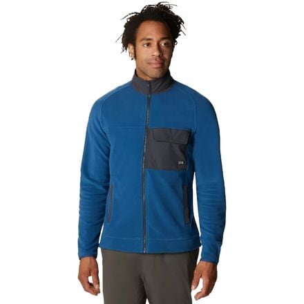 Mountain Hardwear - Unclassic Light Fleece Jacket - Men's - Blue Horizon