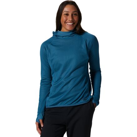 Mountain Hardwear - AirMesh Hooded Top - Women's - Caspian