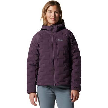Mountain Hardwear - Stretchdown Hooded Jacket - Women's - Dusty Purple