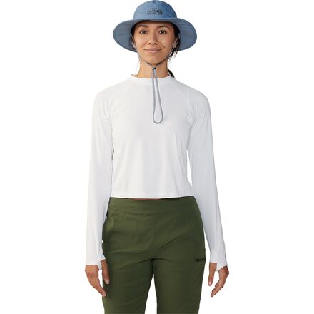 Crater Lake Long-Sleeve Crop Top - Women's