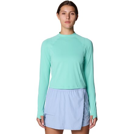 Crater Lake Long-Sleeve Crop Top - Women's