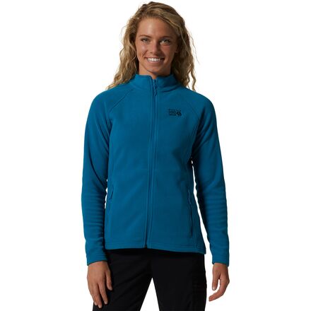 Mountain Hardwear - Polartec Microfleece Full-Zip Jacket - Women's - Vinson Blue