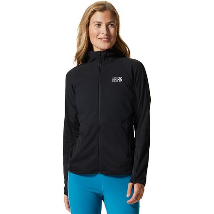 Mountain Hardwear - Stratus Range Full-Zip Hooded Jacket - Women's - Black