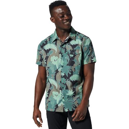 Mountain Hardwear - Shade Lite Short-Sleeve Shirt - Men's - Aloe Flora Print