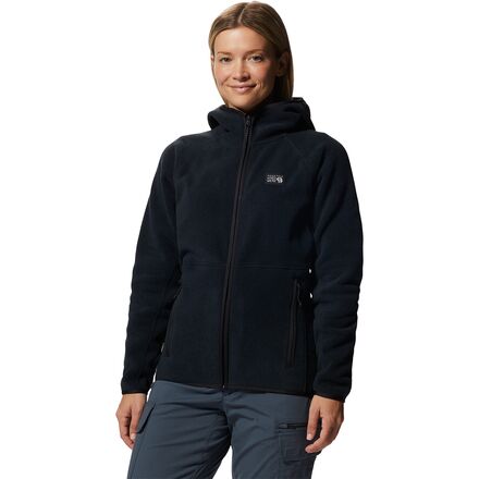 Mountain Hardwear - Polartec Double Brushed Full-Zip Hooded Jacket - Women's - Black