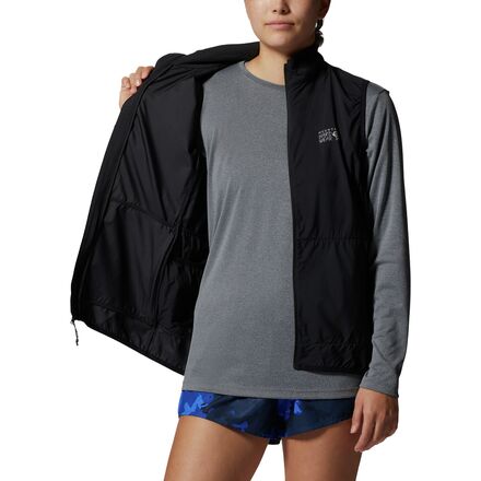 Veste Légère Mountain Hardwear Pull Femme Medium Gris – Snap, Polaire Douce