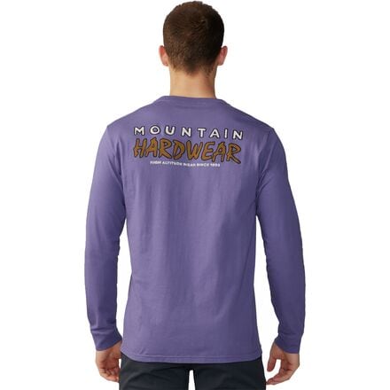 Mountain Hardwear - Logo Landscape Long-Sleeve T-Shirt - Men's - Allium