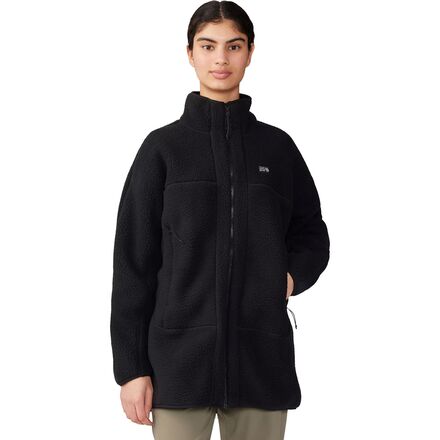Mountain Hardwear - HiCamp Fleece Long Full-Zip Jacket - Women's - Black