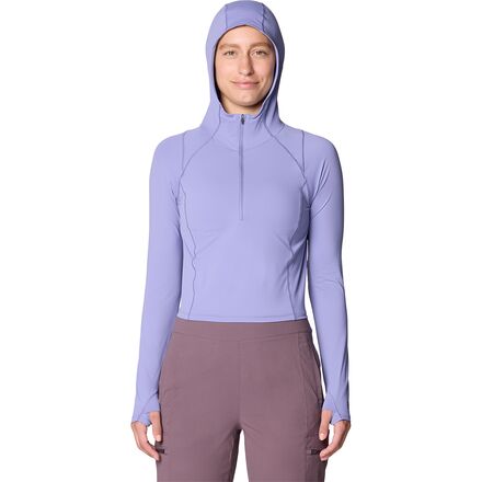 Crater Lake Crop Zip Top - Women's