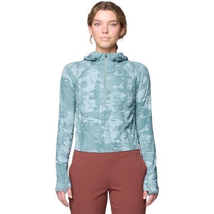 Crater Lake Crop Zip Top - Women's