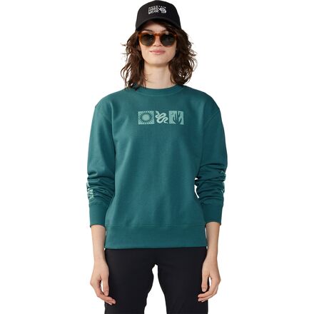Mountain Hardwear - Desert Check Pullover Crew Sweatshirt - Women's