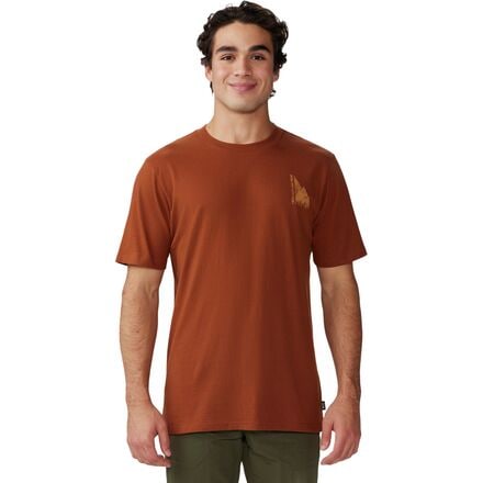 Mountain Hardwear - Jagged Peak Short-Sleeve T-Shirt - Men's - Iron Oxide