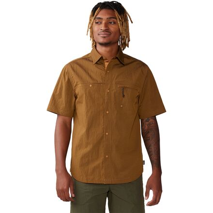 Mountain Hardwear - Stryder Short-Sleeve Shirt - Men's - Copper Clay Ripstop