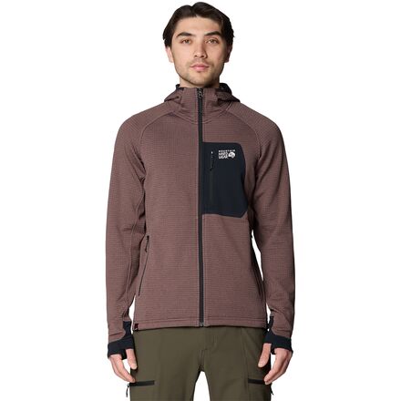 Polartec Power Grid Full-Zip Hoodie - Men's