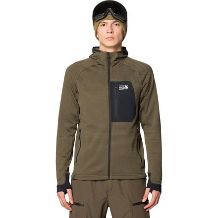 Polartec Power Grid Full-Zip Hoodie - Men's