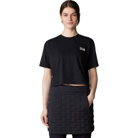 Logo Boxy Crop Shirt - Women's