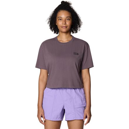 Logo Boxy Crop Shirt - Women's